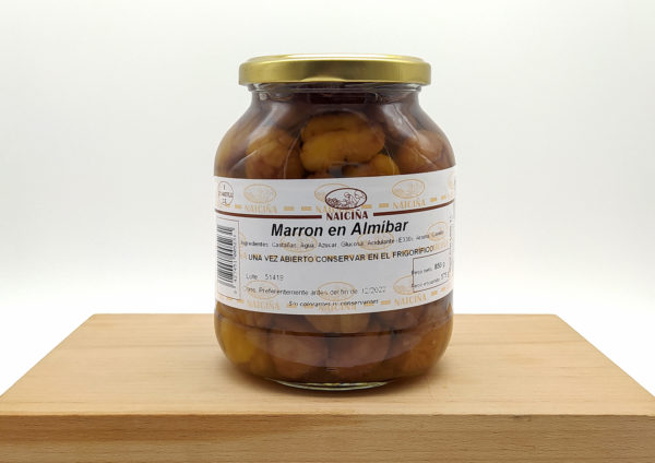 marron en almibar naicina